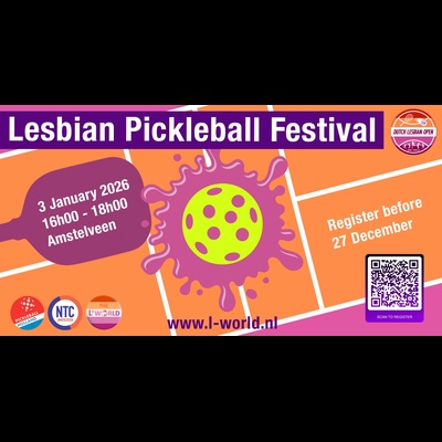 Logo Lesbian* Pickleball Festival