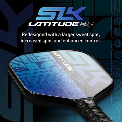 SLK Latitude 2.0 Pickleball Paddle - Blauw Image 3