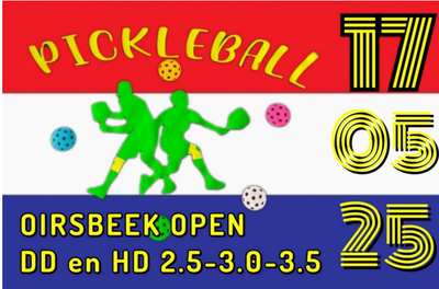 Logo Pickleball Oirsbeek Open 2025