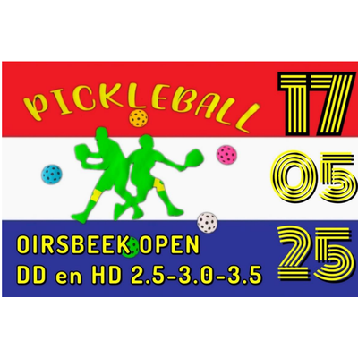 Logo Pickleball Oirsbeek Open 2025