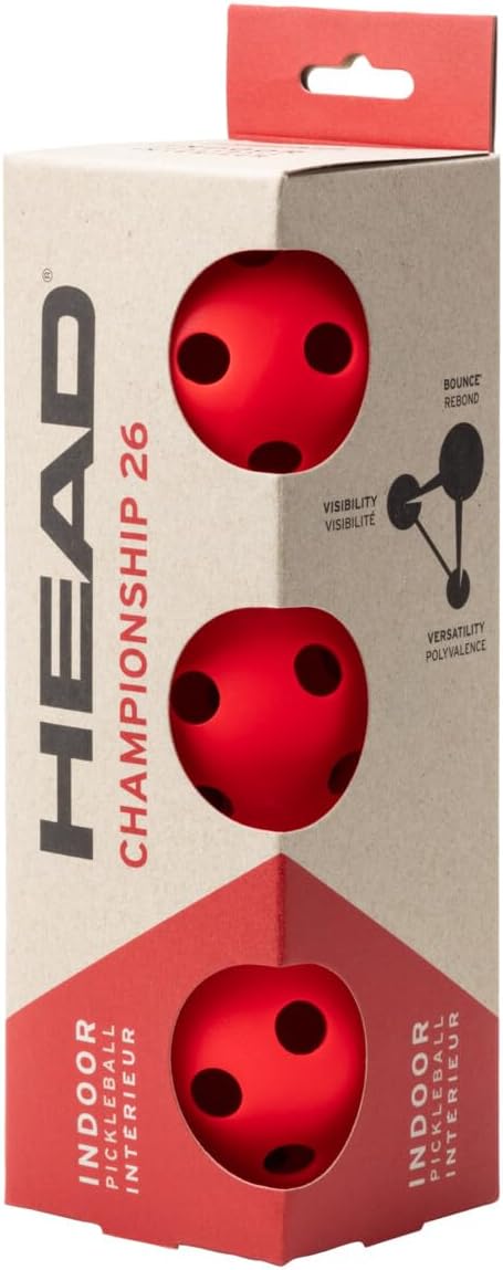 HEAD Championship 26 3B Indoor Pickleball ballen