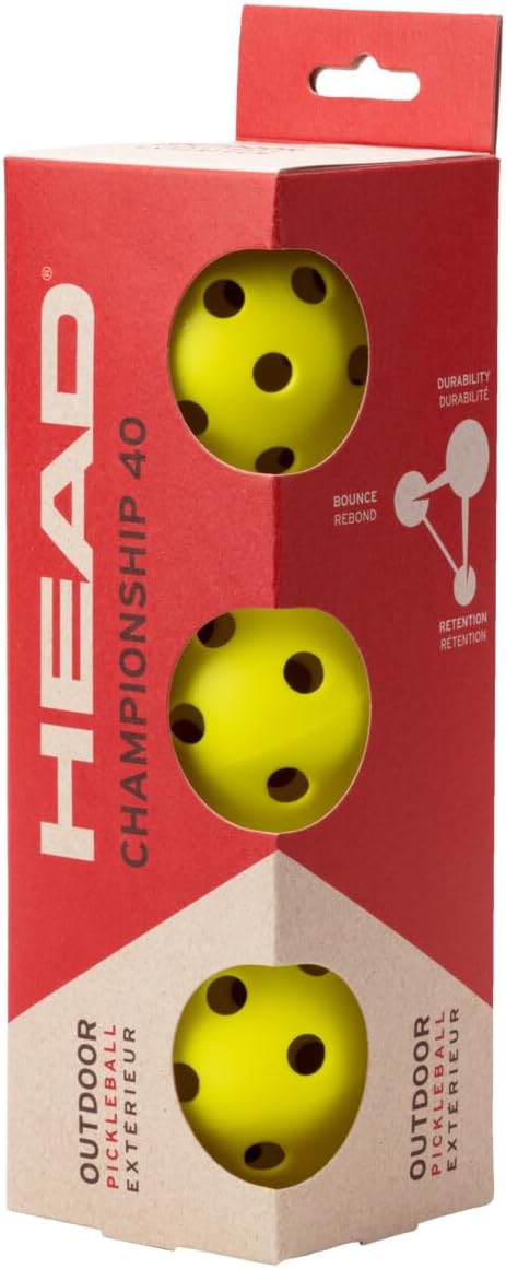 HEAD Championship 40 3B (Outdoor) pickleball ballen
