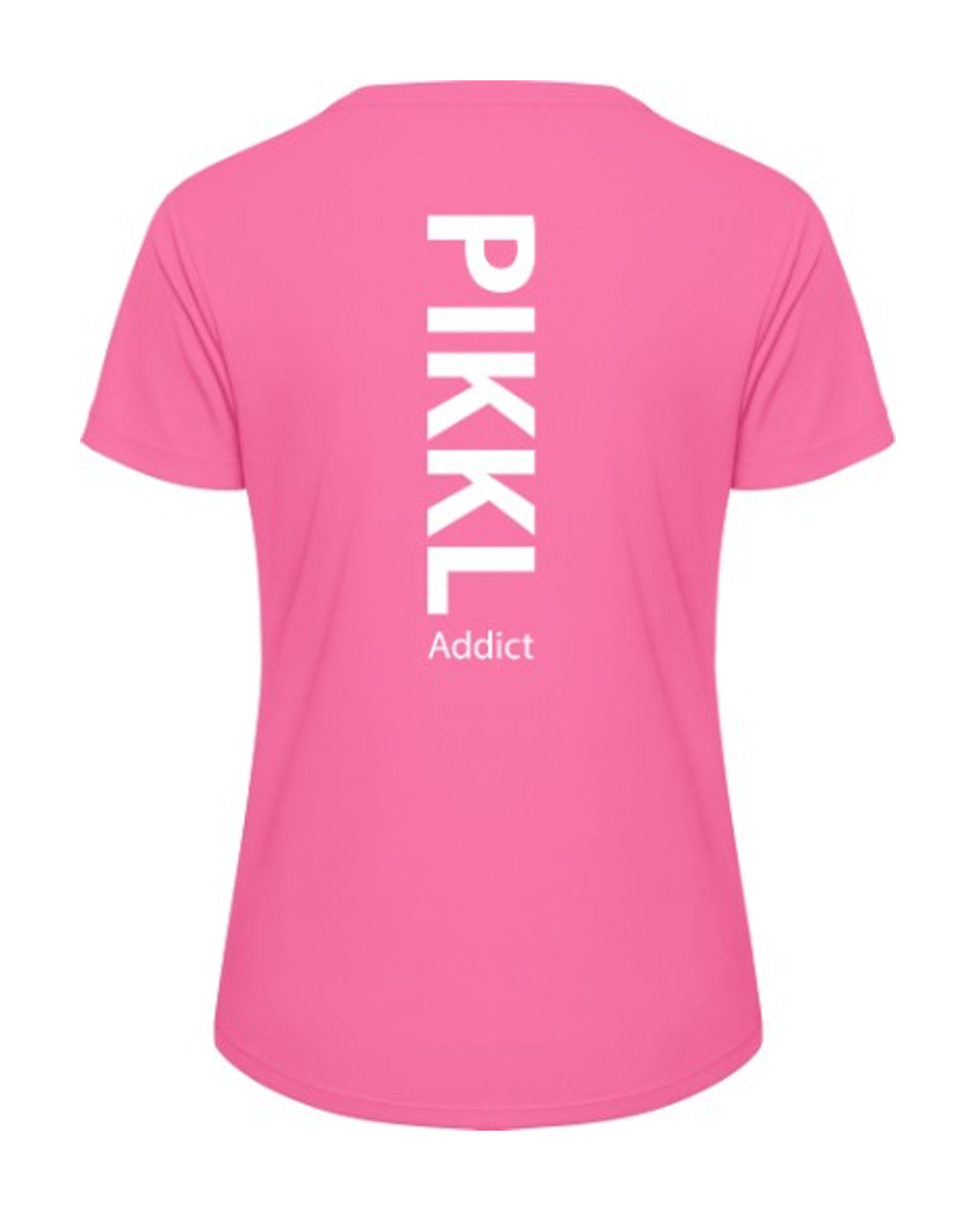 Dames Pickleball shirt PIKKL Addict kleur roze